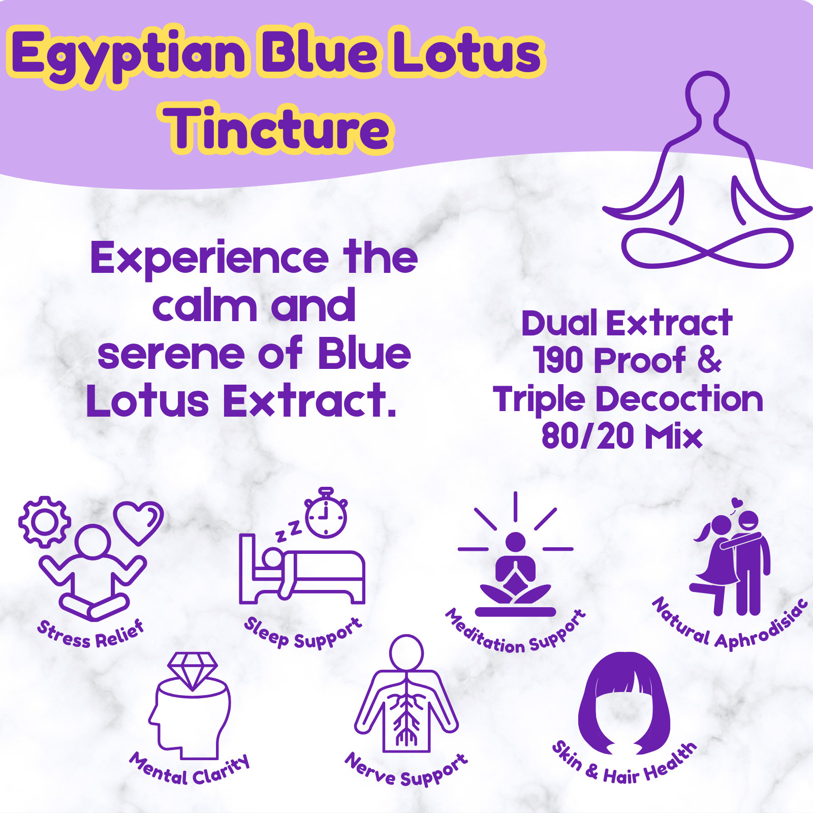 Egyptian Blue Lotus Dual Extract Tincture – Experiece the Calm