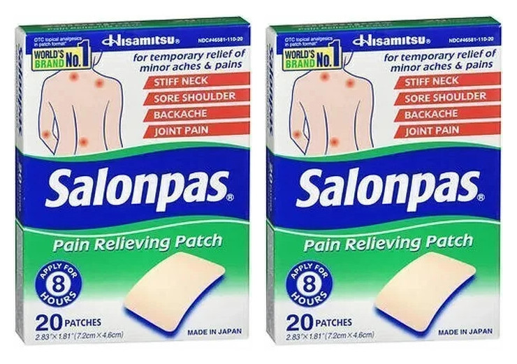 alonpas Pain Relieving Patch 40 Patches | Fast Relief for Muscle & Joint Pain
