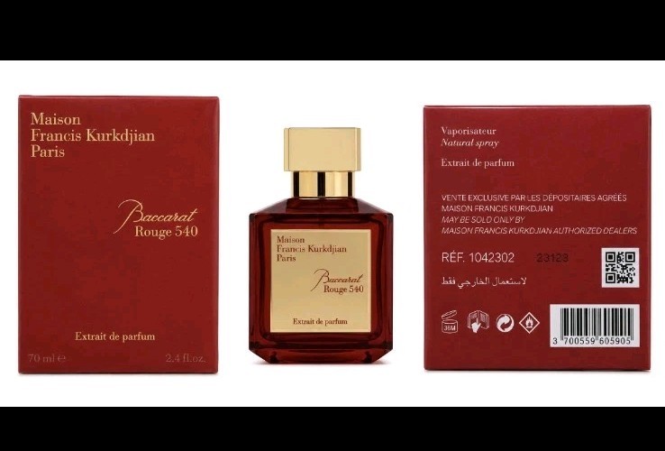 Maison Francis Kurkdjian Baccarat Rouge 540 Extrait de Parfum 2.3 oz 70ml Unisex