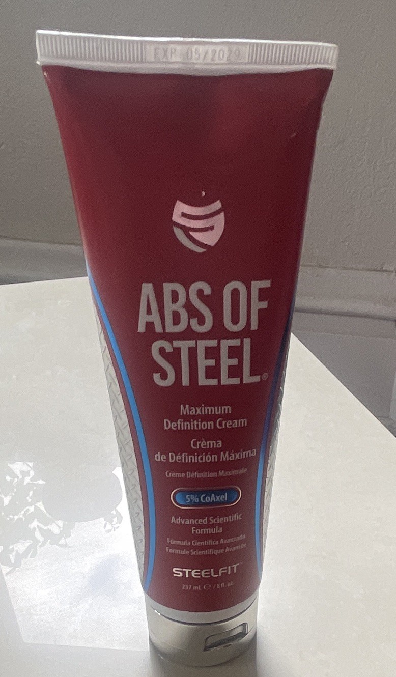 STEELFIT Abs of Steel Maximum Definition Cream Moisturizer w/ CoAxel 8 fl oz