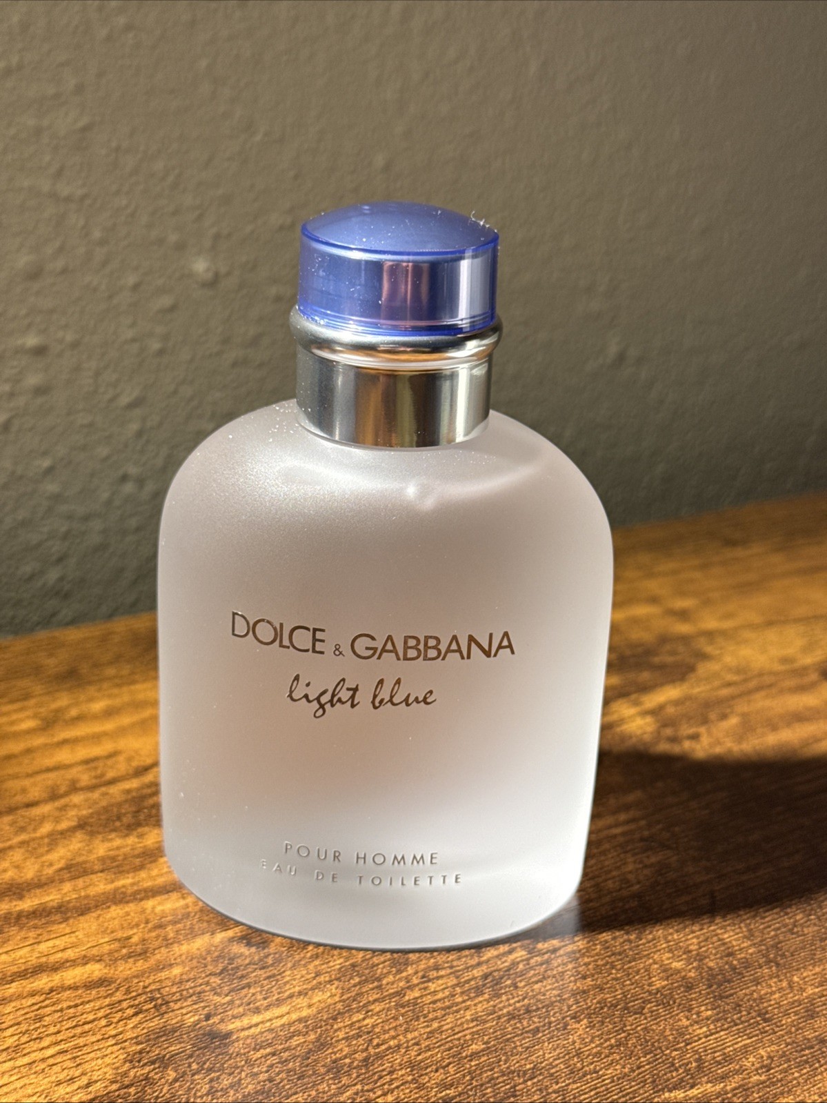 Light Blue by Dolce & Gabbana 4.2 oz EDT Cologne for Men Tester with Cap 125 ml
