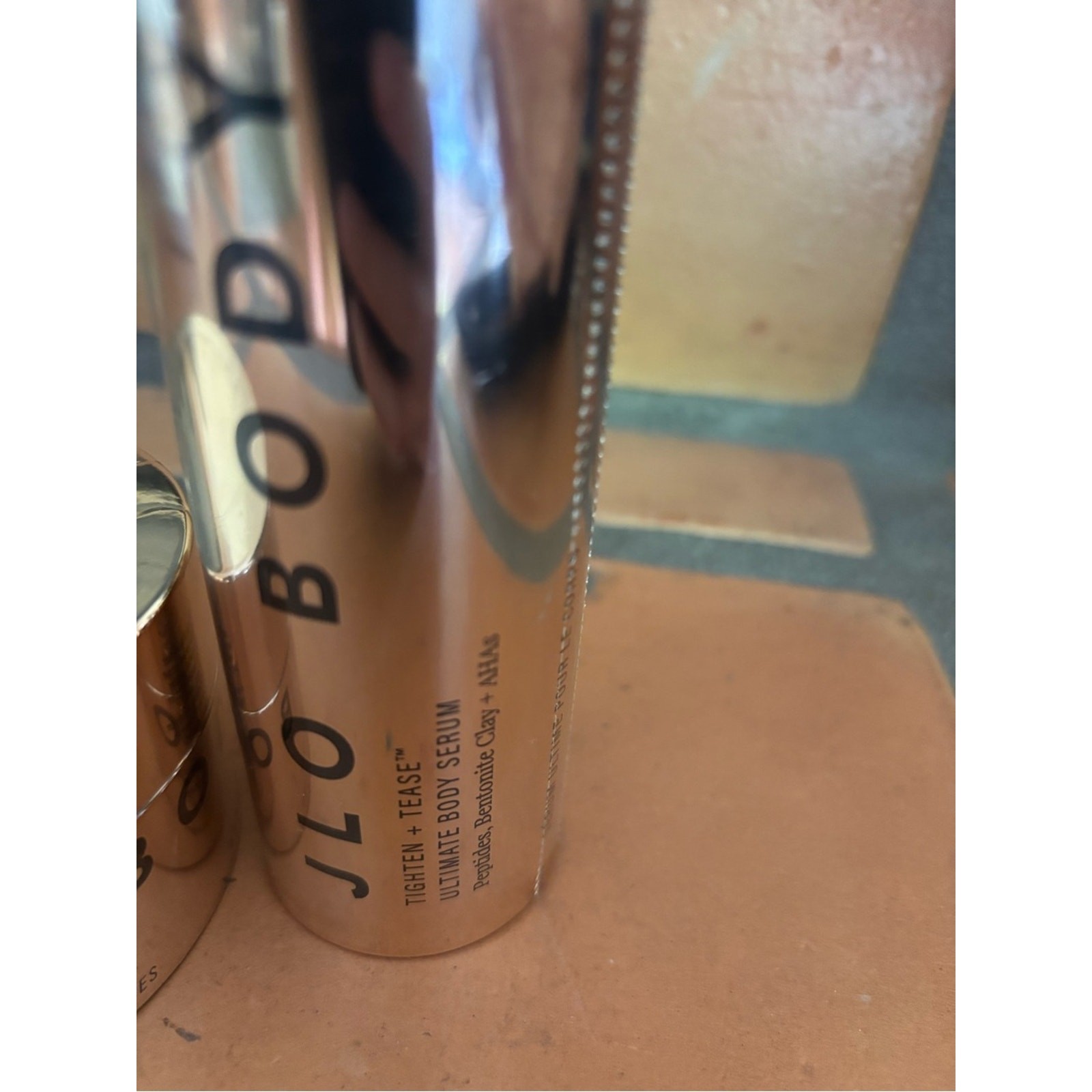 JLO Beauty Body Firming Set in Rose Gold Brand New unopened