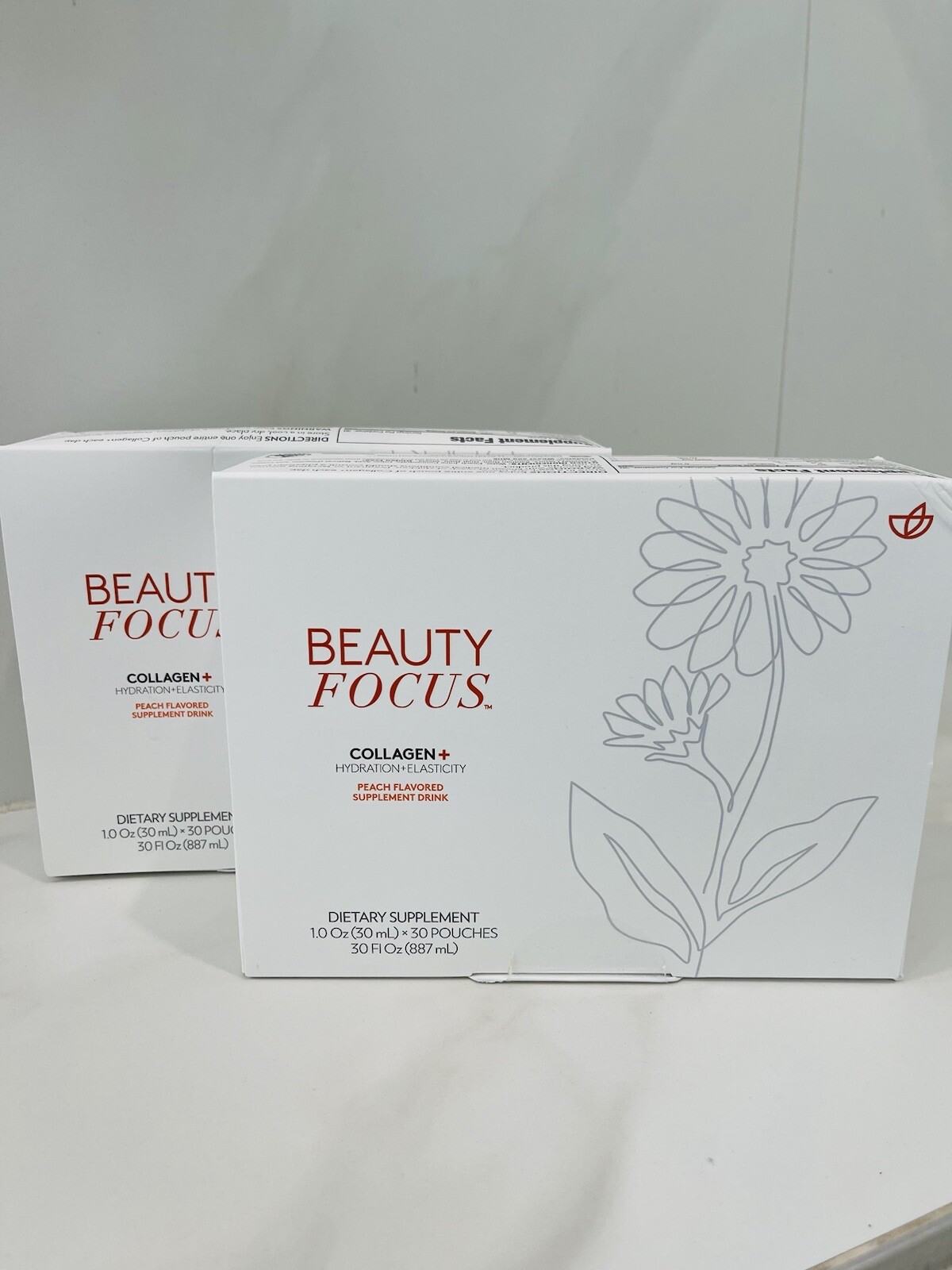 2 X Nu Skin Beauty Focus Collagen Plus Peach | Nuskin Liquid Collagen Drink