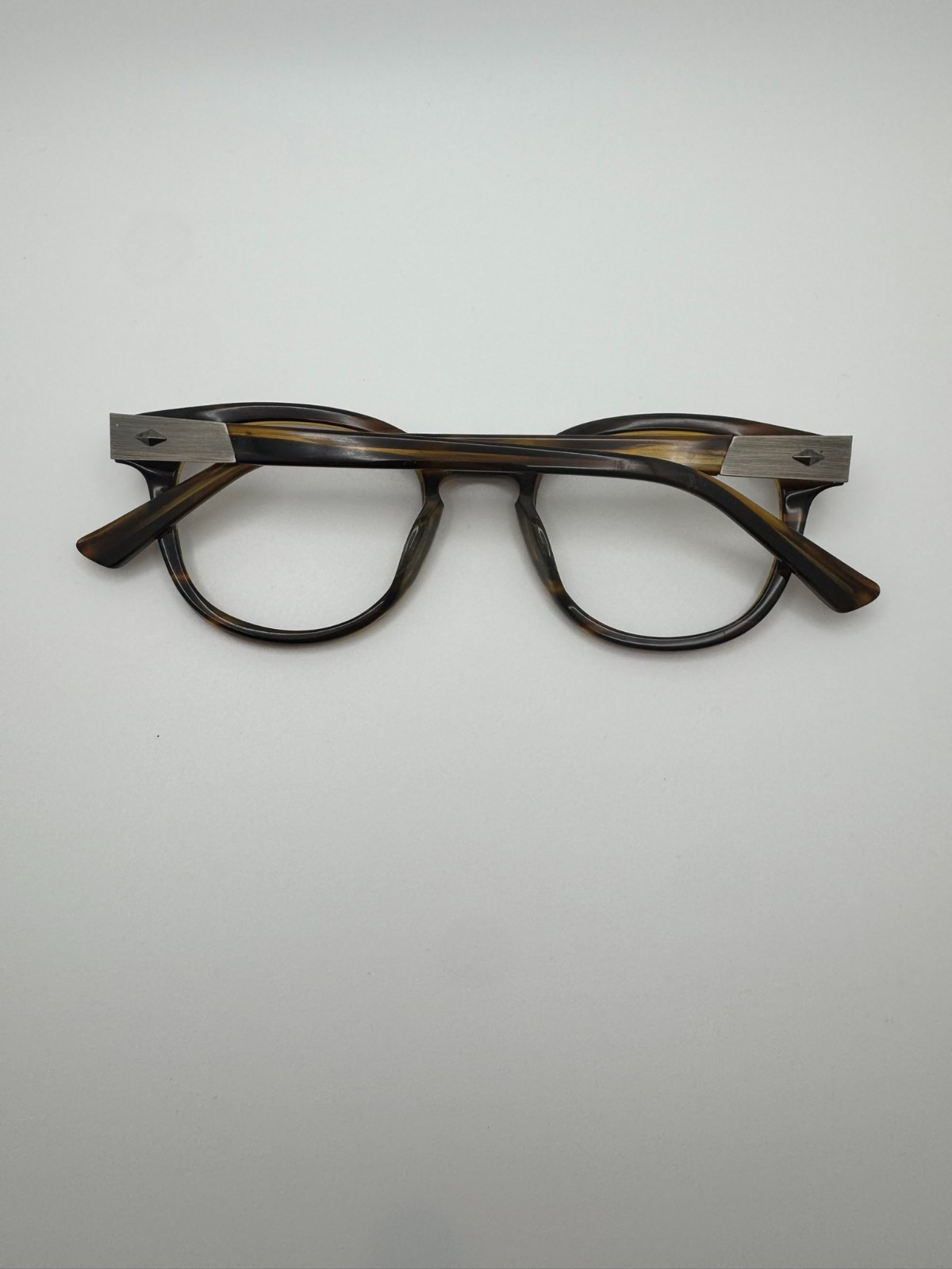 Authentic Sama District 6 Gold/Tort Round Glasses Made in Japan Handmade Acetate