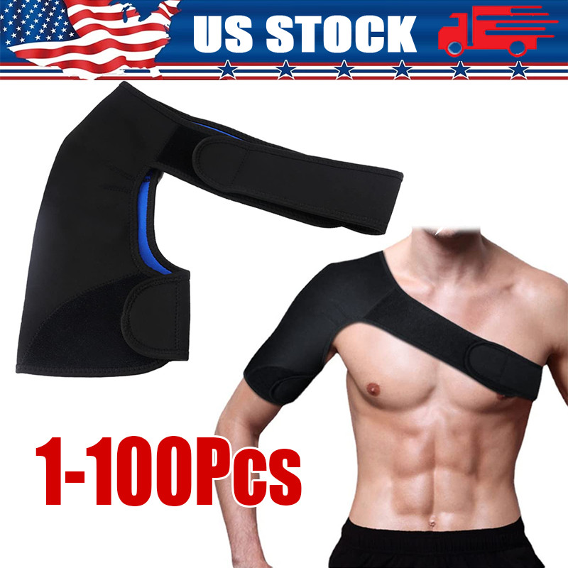 Shoulder Brace Support Compression Sleeve Torn Rotator Cuff Relief Joint AC Pain