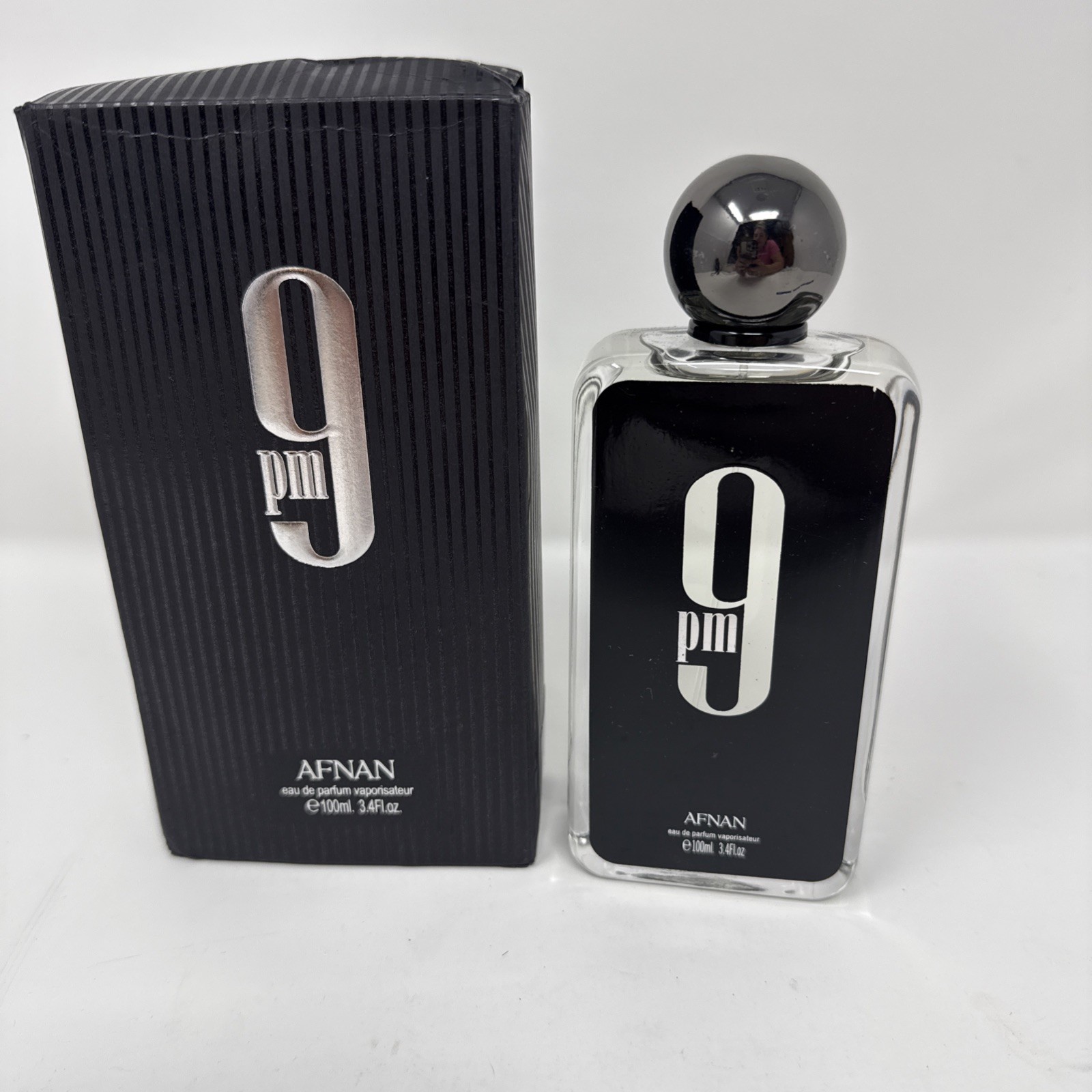 Afnan 9 PM Eau de Parfum Spray Men 3.4 oz (100 Ml)