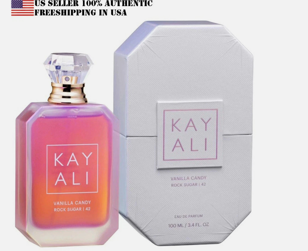 Kayali Vanilla Candy Rock Sugar 42 Eau De Parfum 3.4oz/100ml New