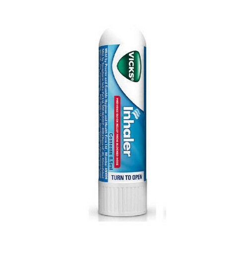 100 X Vicks Inhaler for Nasal Congestion Cold Blocked Nose Sinus Fast Relief