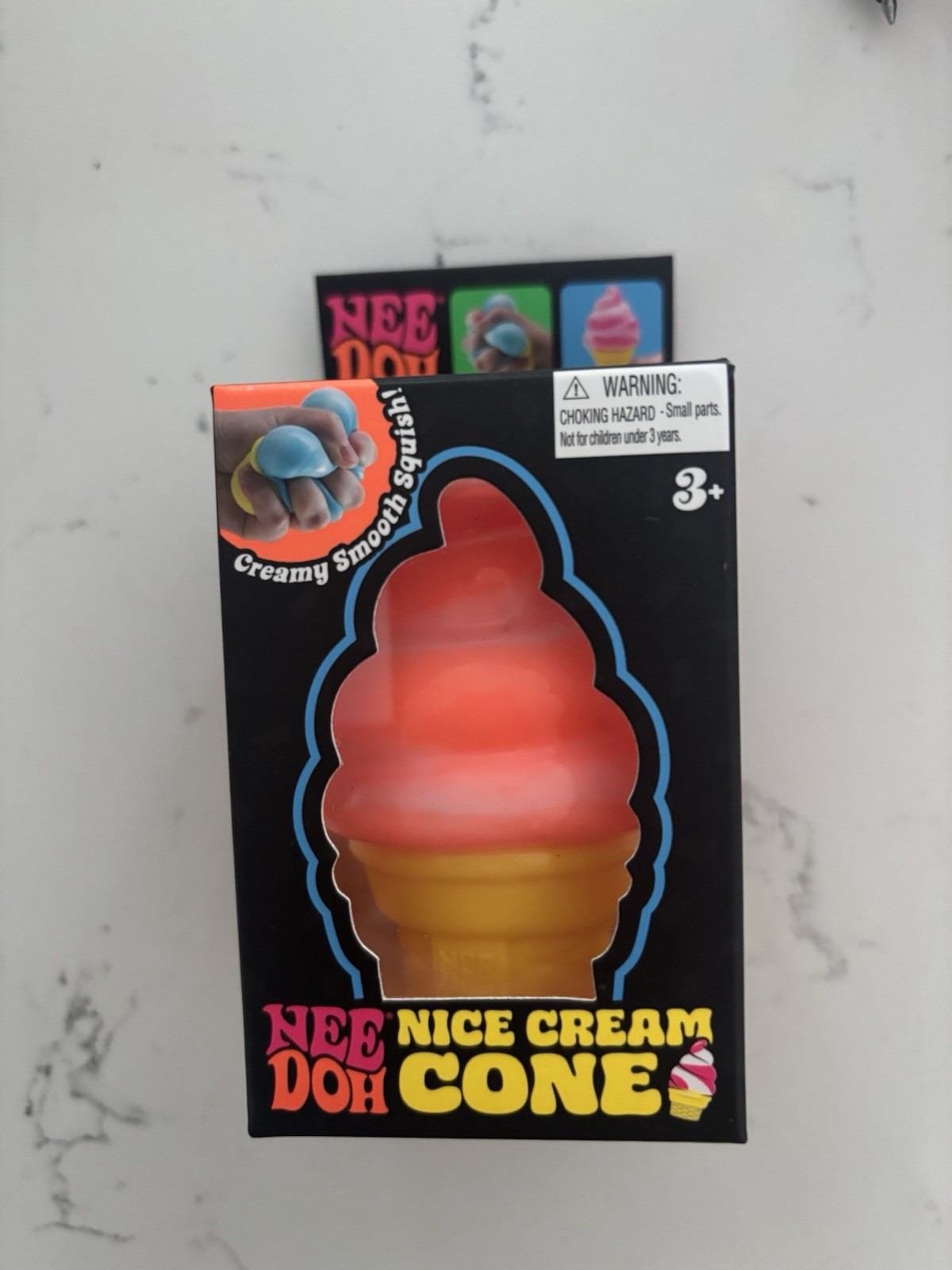 Schylling Needoh Nice Cream Cone Pink Squish Toy Nee Doh – SEALED Fast Shipping