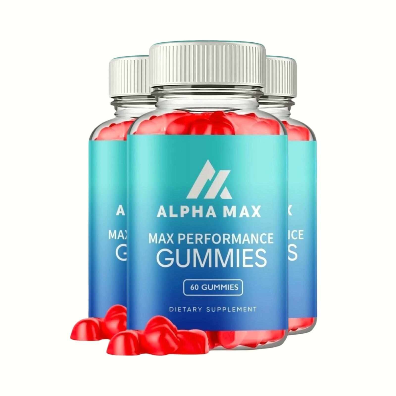 3-Pack Alpha Max Performance Gummies for Men, AlphaMax Gummies – Gummies 180