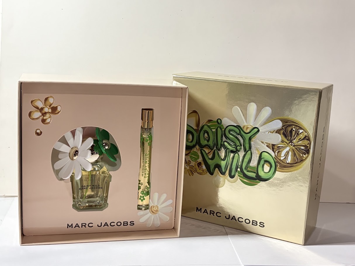 Marc Jacobs Daisy Wild Eau de Parfum Duo Gift Set 2 Pc NEW In Box 1 oz + 0.33 oz