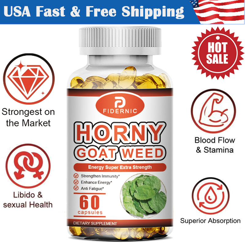 Horney Goat Weed for Men Strengthen Immunity Enhance Energy Anti Fatigue