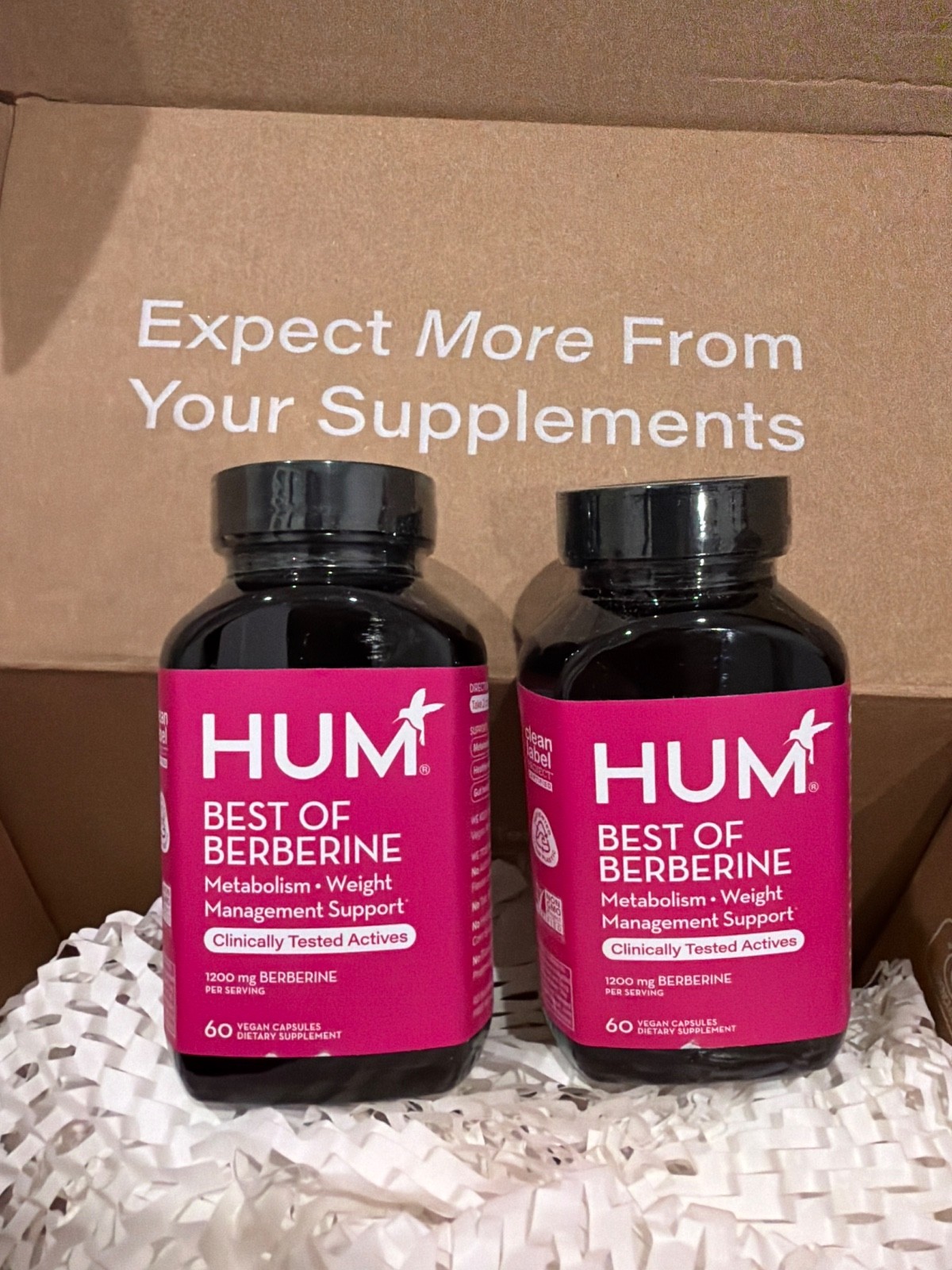 HUM Best of Berberine Supplement 1200mg EXP 12/2027 NEW/SEALED