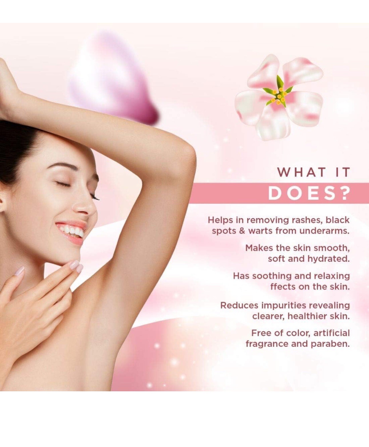 Qraa Advanced Lacto Dark Underarm Whitening Cream-50 Gram