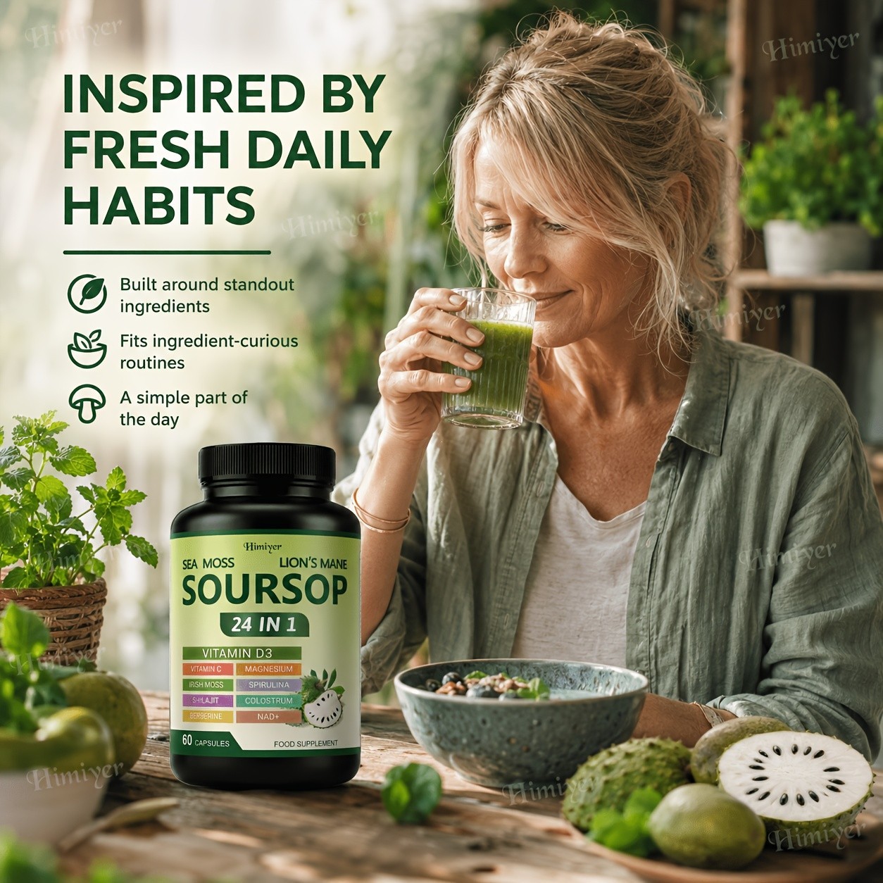 SOURSOP Capsule – Digestion & Immune Support, Antioxidant Support
