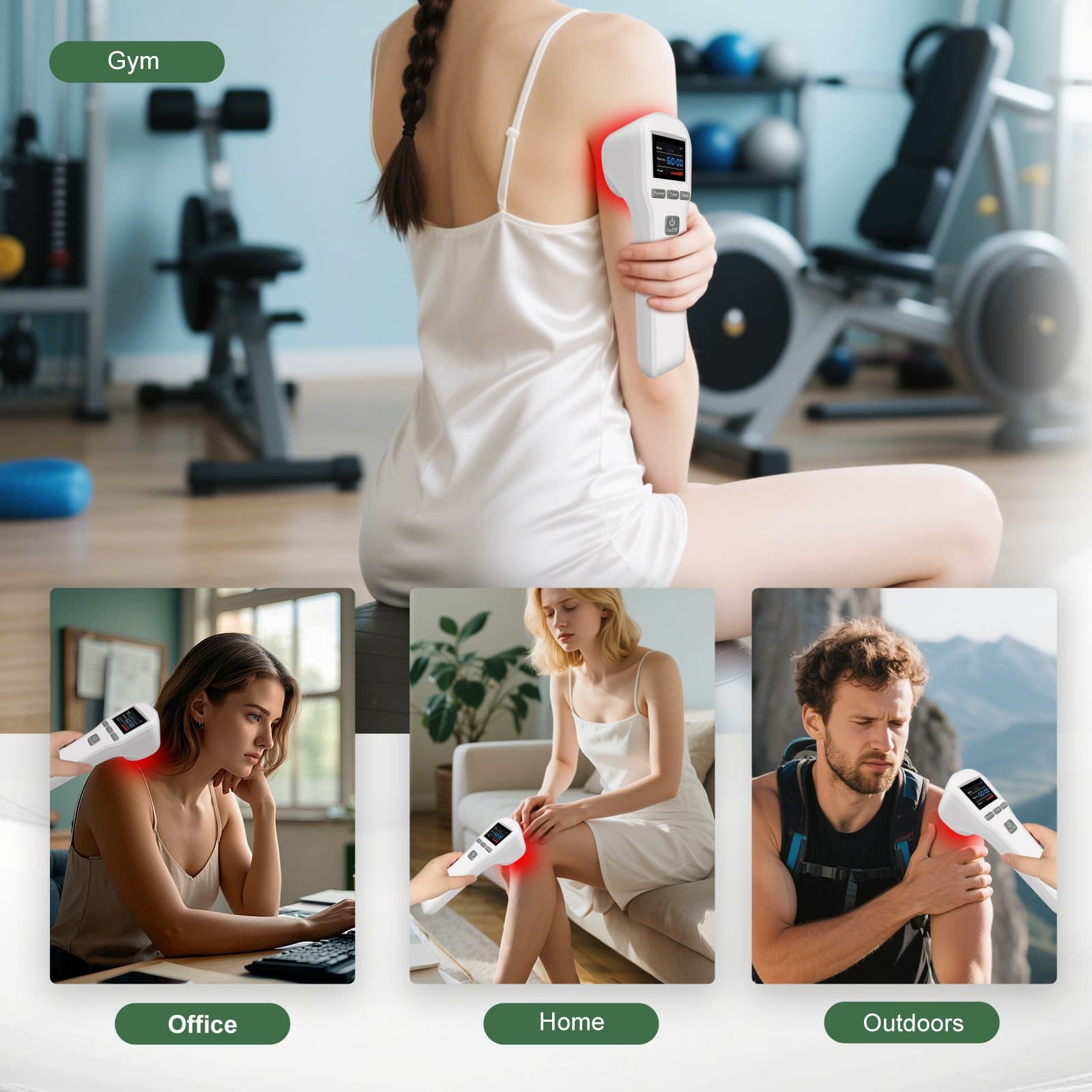 Medical Grade Red Light Therapy LLLT Treatment 880mW Knee Arthritis Pain Relief