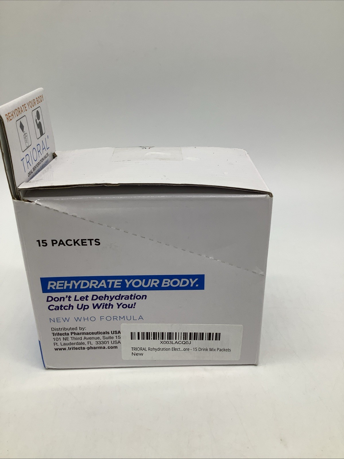 TRIORAL Oral Rehydration Salts 15 Packets Electrolytes Travel Hiking