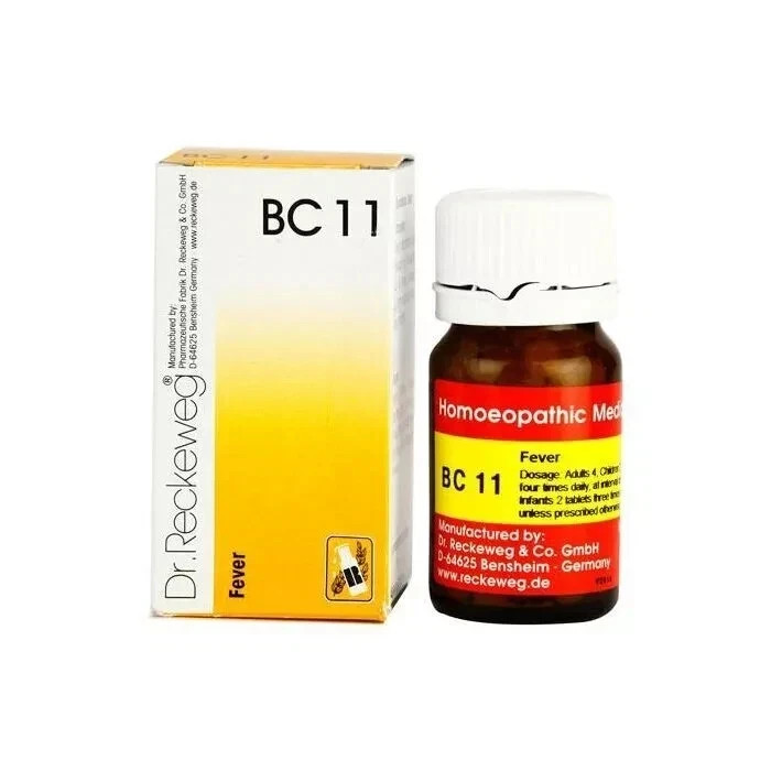 Dr. Reckeweg BC 11 Fever Homeopathic Remedy 20g X 5Pack Natural Wellness