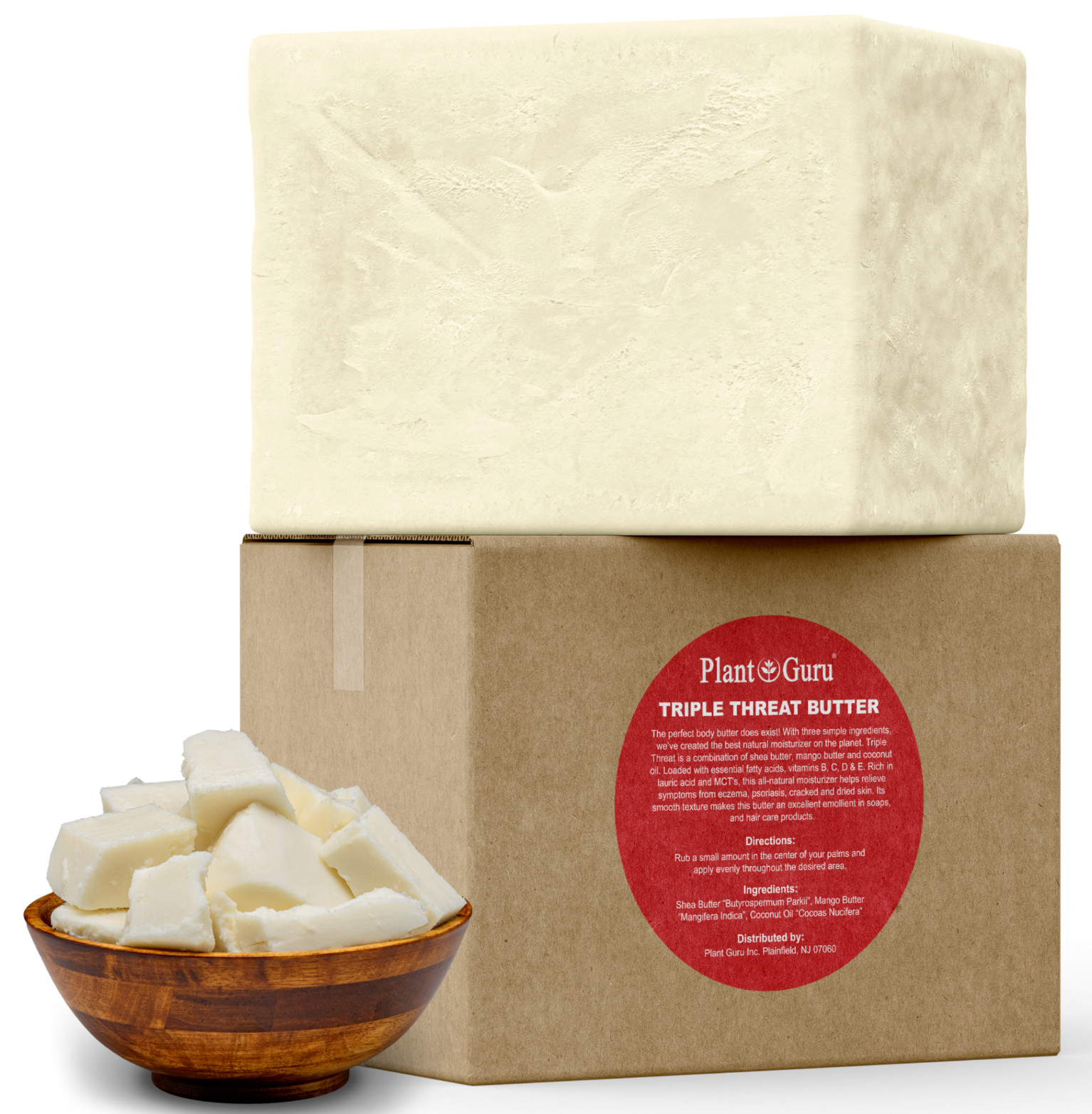 8 oz. Butters 100% Pure Raw Unrefined Natural Organic Bulk Skin Face Body Hair