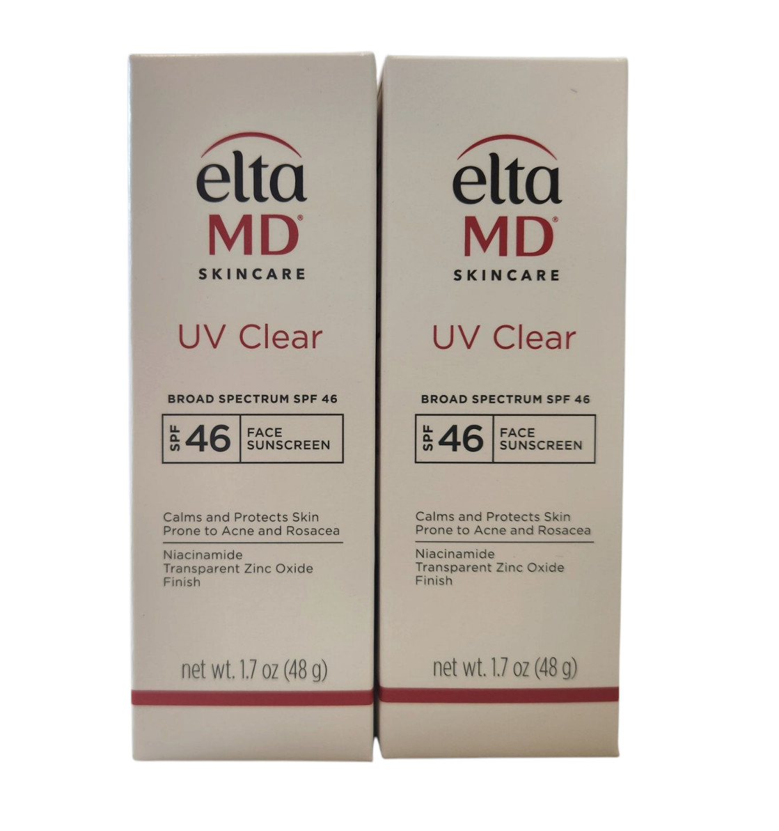 2X Elta MD Clear Face Sunscreen SPF 46 – 48g | Skincare & UV Protection EXP 6/27