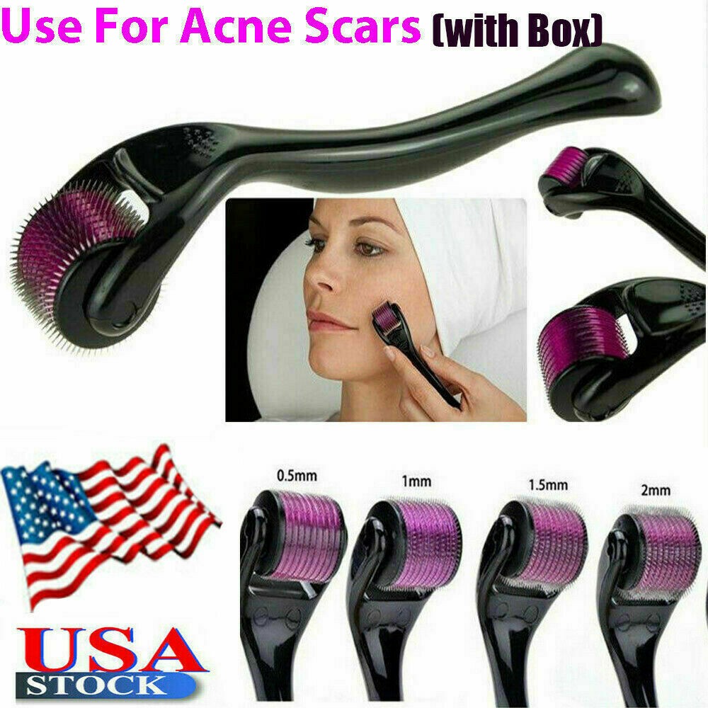 0.5mm 1mm 1.5mm 2.0mm 540 Microneedle Scar Derma Roller Dermaroller