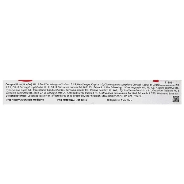 Charak ARTHRELLA Ointment 30g Herbal – frozen shoulder, sprains, sports injuries