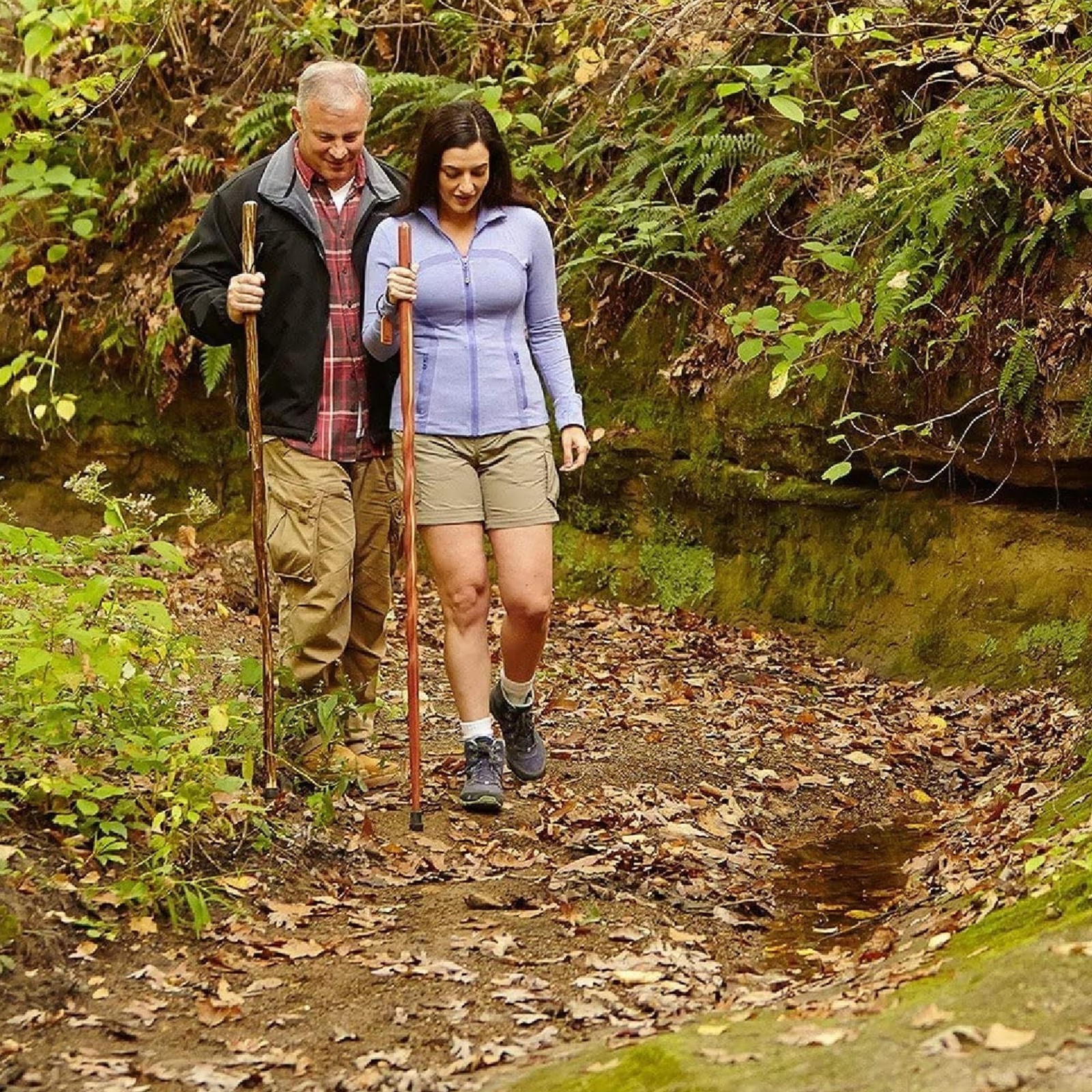 Durable Wooden Walking Canes for Men & Women – Stable Sticks for Seniors, USA Ma