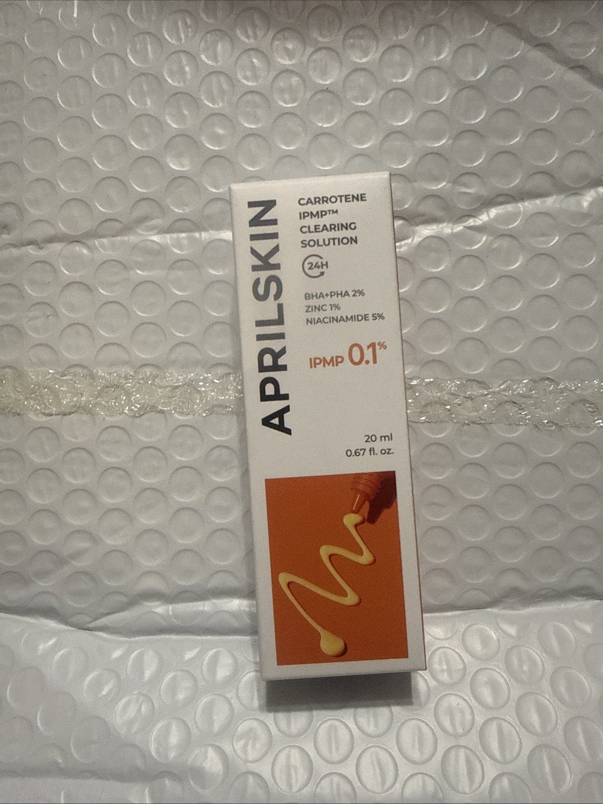 April Skin New in Box Carrotene IPMP Clearing Solution 20mls/.67fl.oz. Exp 2027