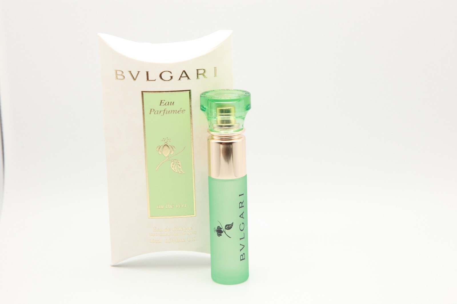 BVLGARI au thé Vert (Green Tea) Eau de Cologne – .34 Fl oz / 10mL NEW