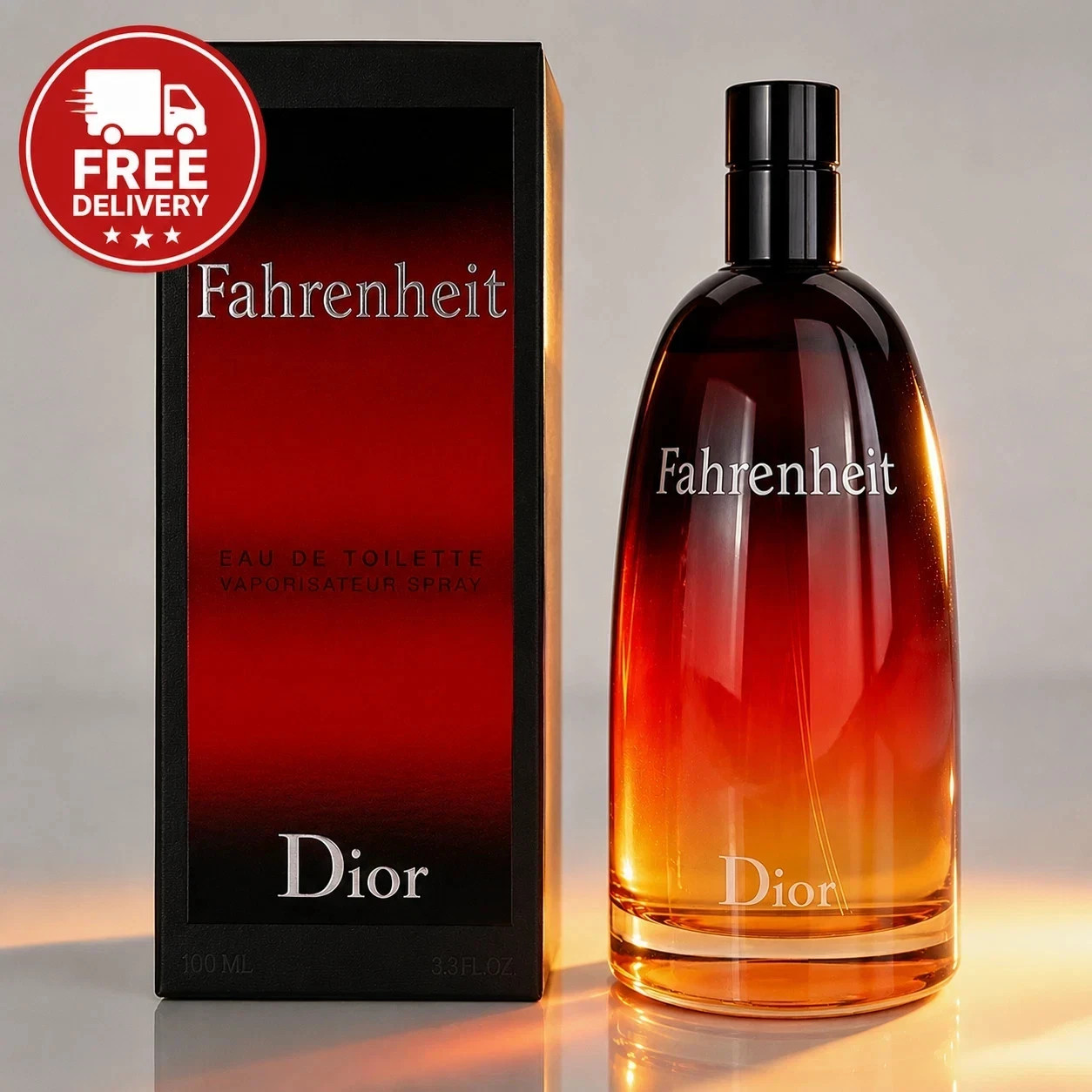 Fahrenheit Men’s Perfume Eau De Toilette 3.4 oz EDT Cologne for Men New In Box