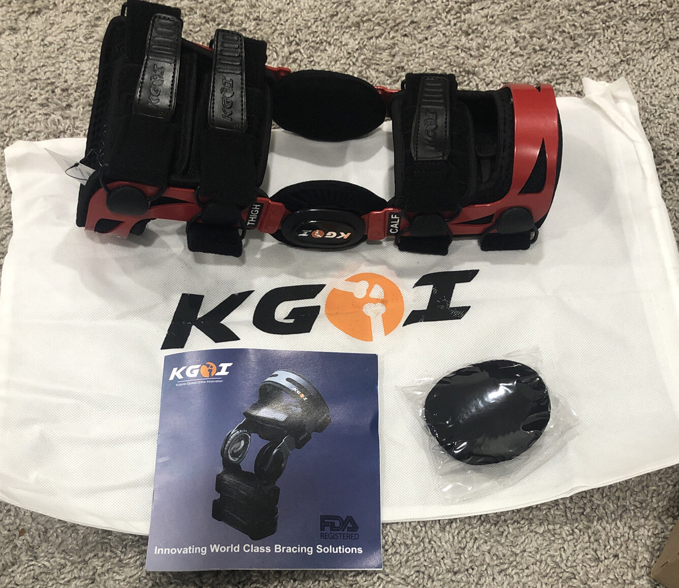 KGOI Knee Brace for Acl/Ligament/Sports Injuries/Arthritis/Knee Joint Size 7