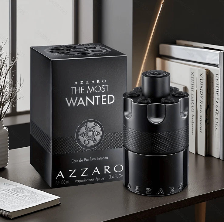 Azzaro The Most Wanted Eau de Parfum Intense – Woody & Seductive Cologne, 3.4oz.