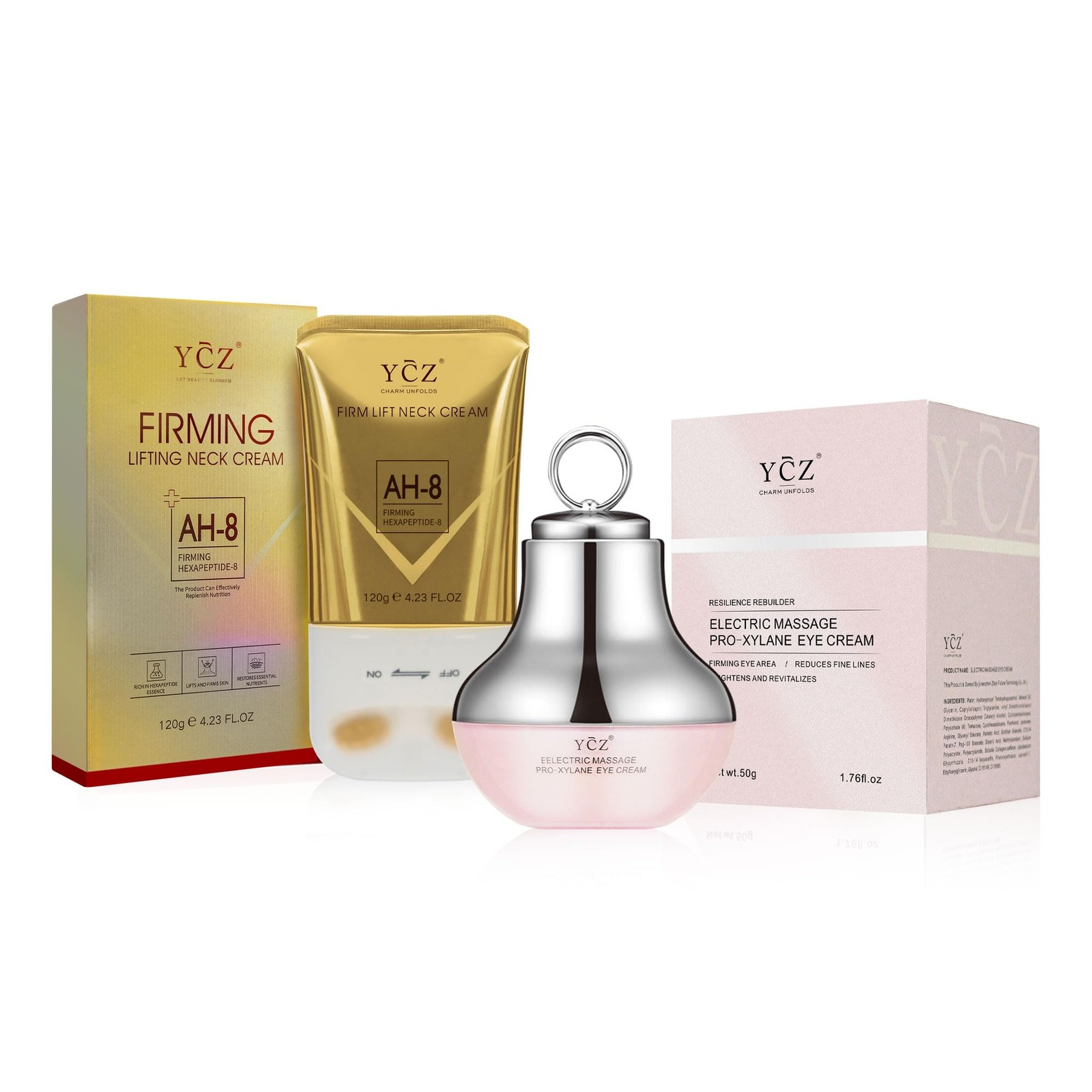 Neck-Eye Care Tightening & Revitalizing Set -Smooth of Fine Lines, Eye & Neck…