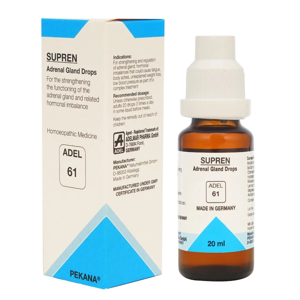 🌿 Pack of 3 X ADEL 61 Drops 20ml – Homeopathic Remedy for Respiratory Health 🌿