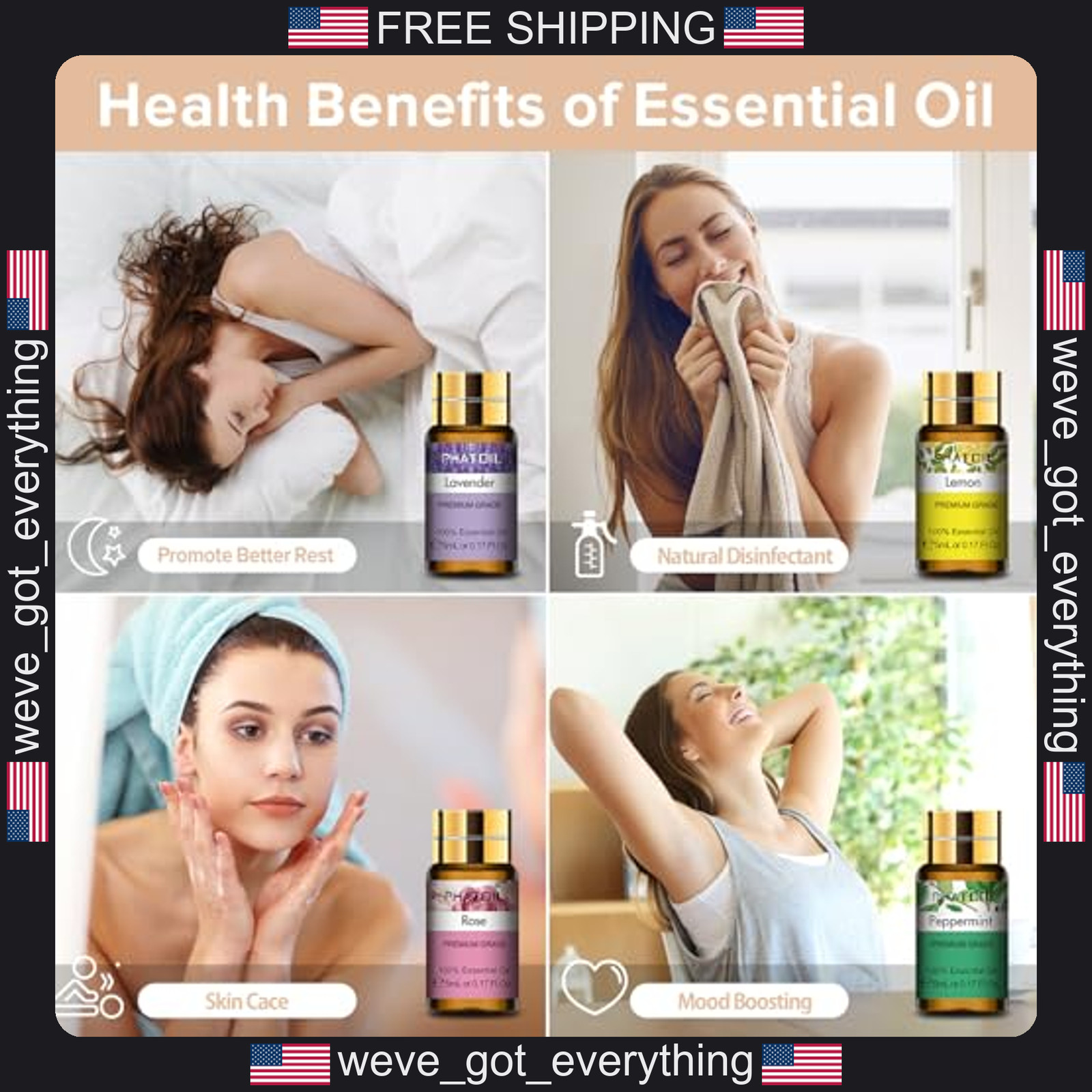 15 Pack Essential Oil Set for Aromatherapy and DIY Crafts