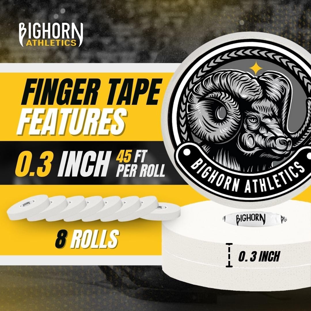 Jiu Jitsu Finger Tape | Residue-Athletic Finger Tape for Sports & Injuries: R.