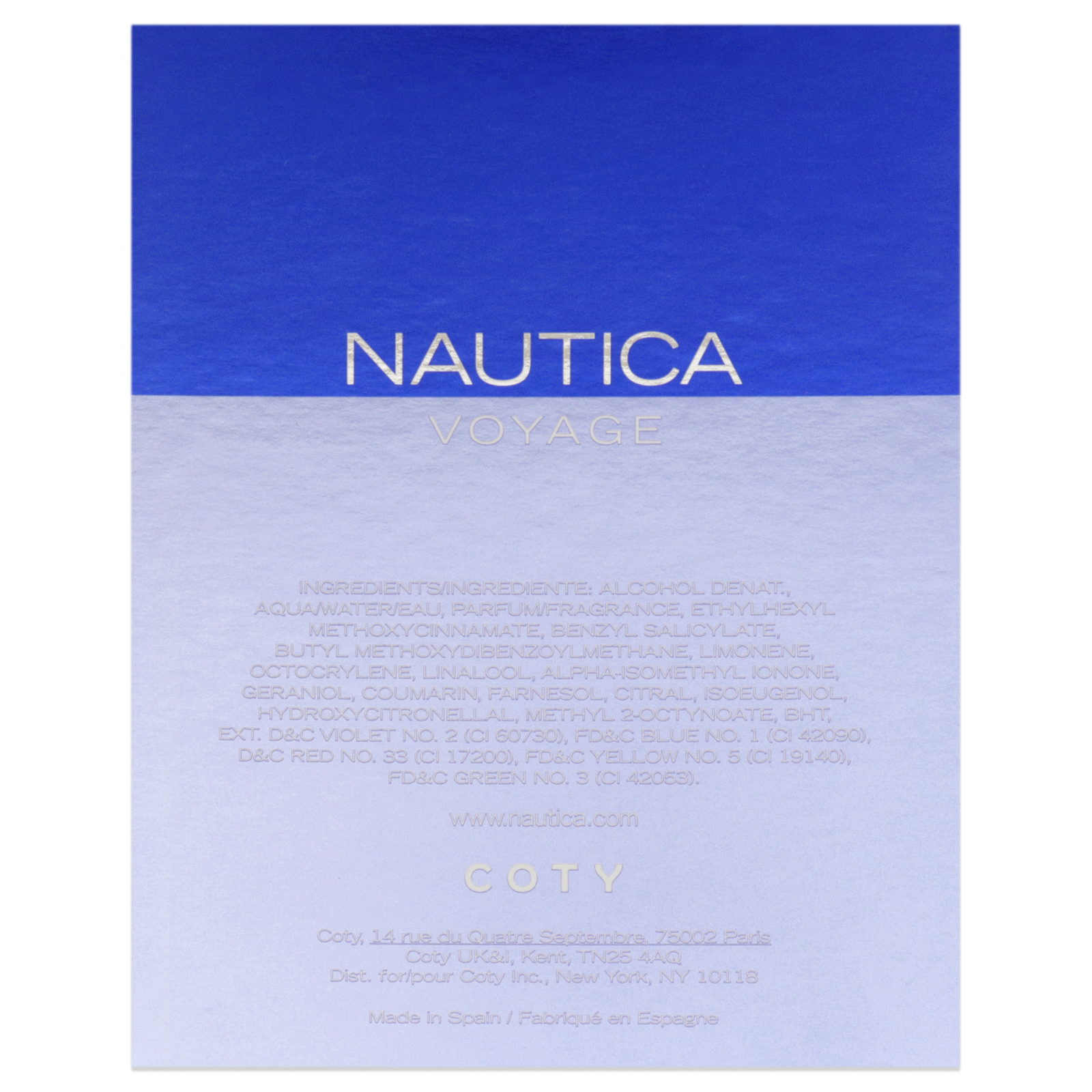 Nautica Voyage by Nautica for Men – 3.4 oz EDT Spray