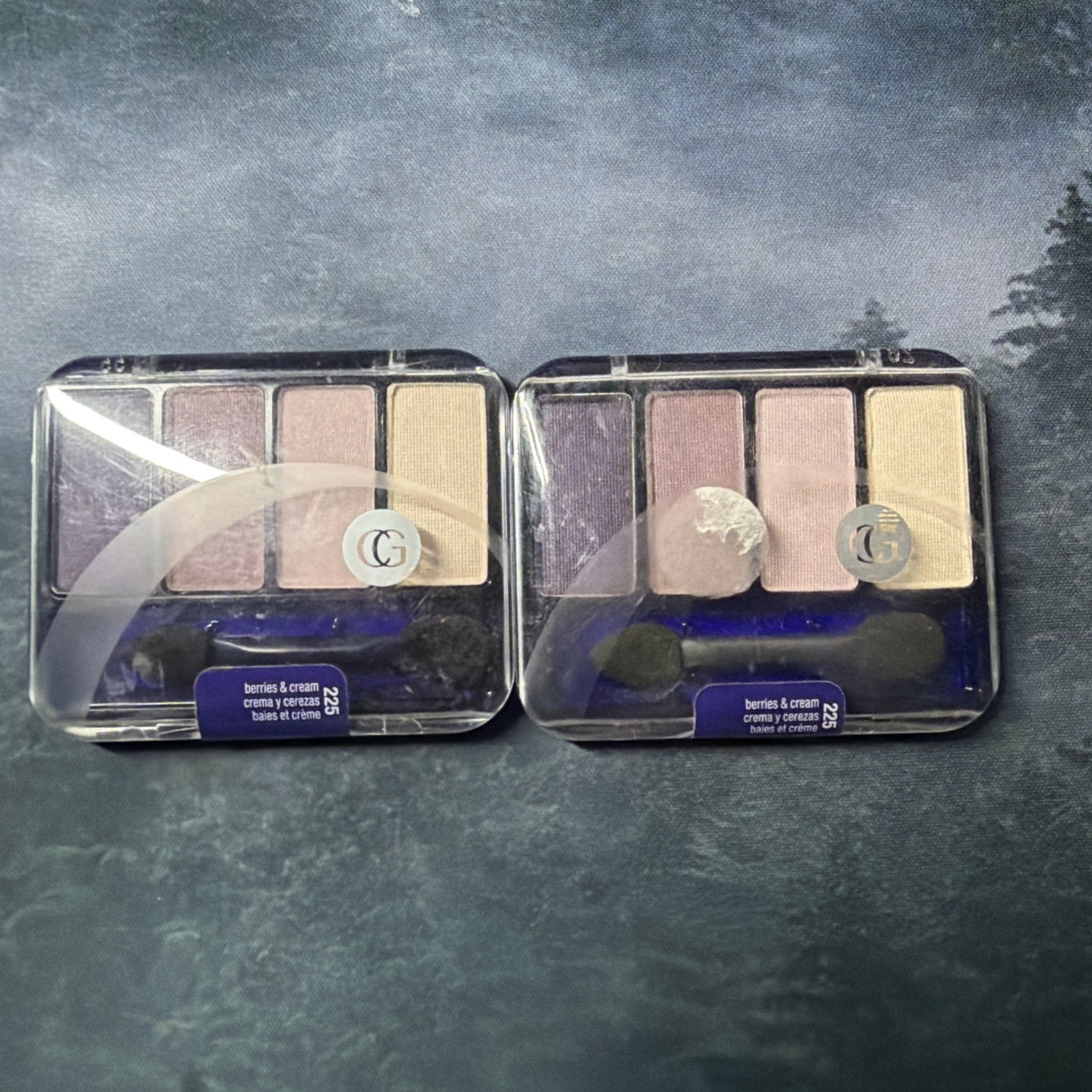 Cover Girl Eye Enhancers Eyeshadow 225 Berries & Cream NEW SEALED 2ct