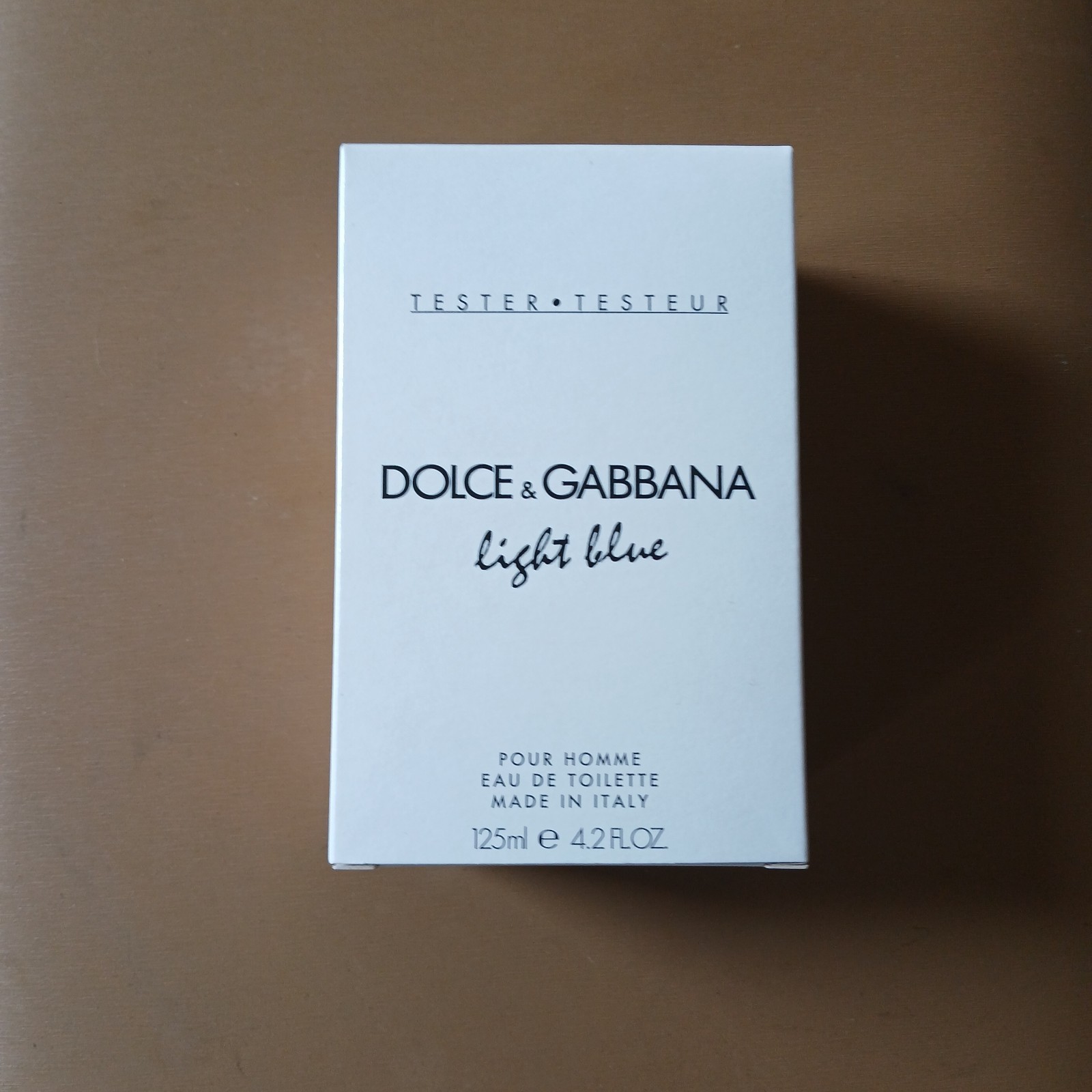 Dolce and Gabbana Men’s Light Blue EDT Spray 4.2 oz (Tester) with demo box
