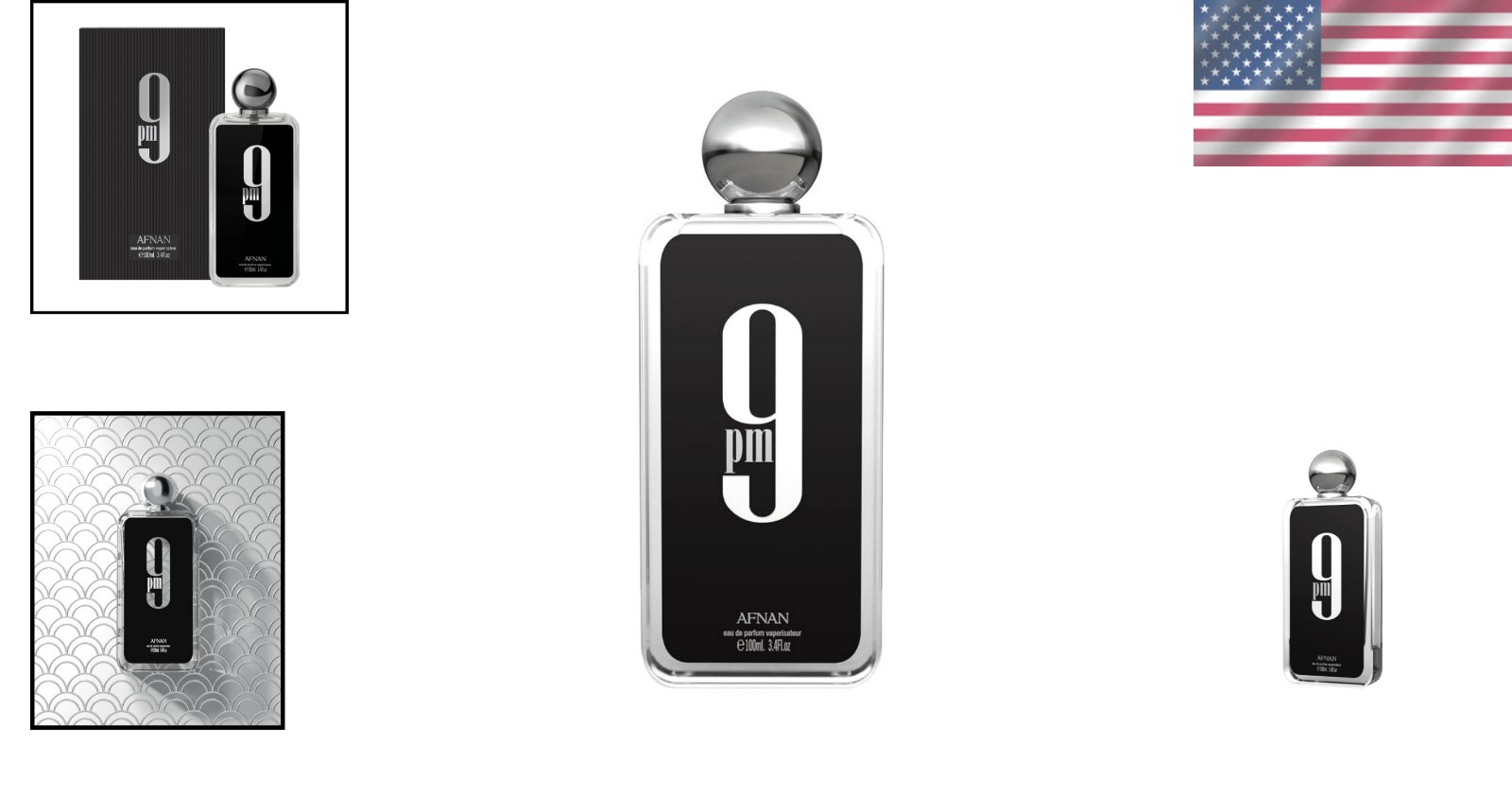 Long Lasting 9 PM Men’s Eau De Parfum, Alcohol-Free, 3.4 Fl Oz – Timeless Aroma