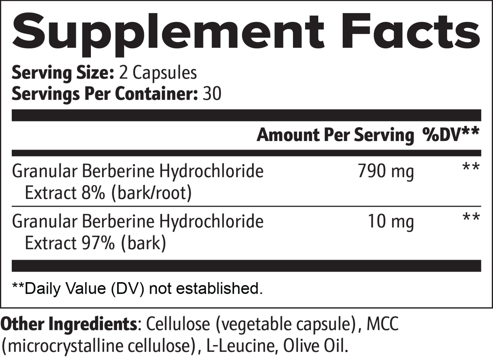 Abreu BioScience Berberine