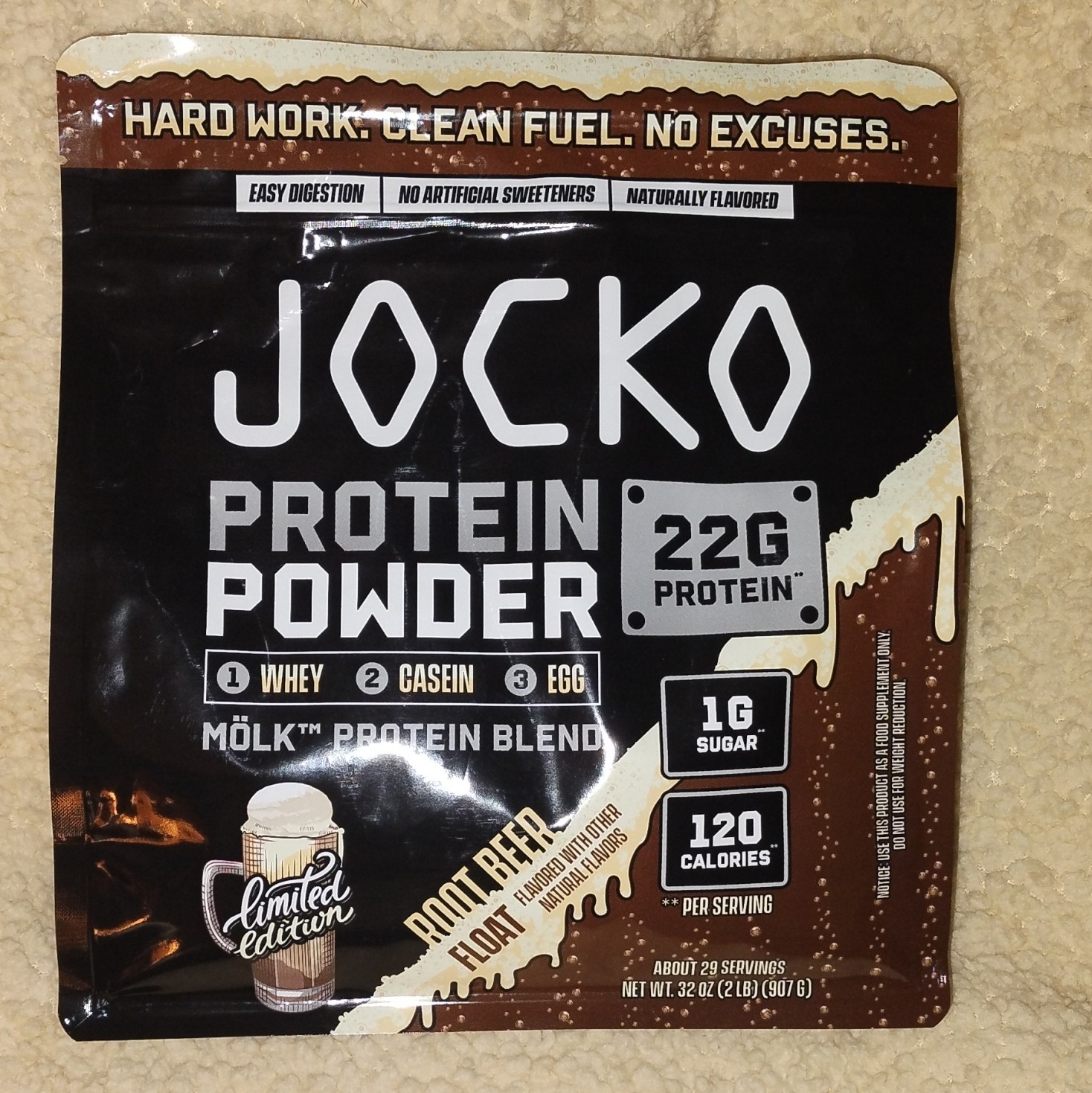 Jocko Molk Protein Powder w/ Probiotics & Digestive Enzymes – Root Beer Float
