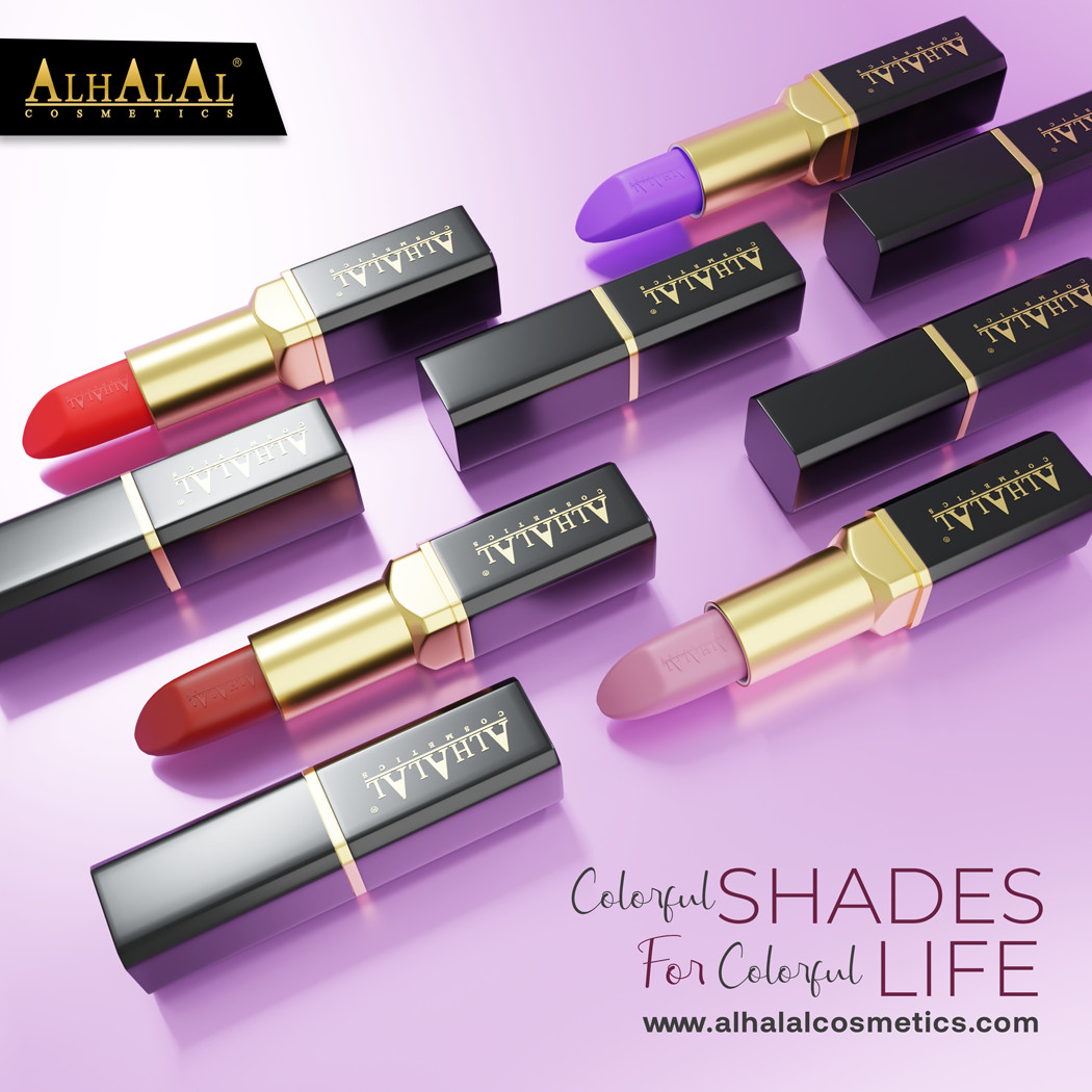 Halal Matte Velvet Lipstick Long Lasting 16H Vegan Cruelty Free Lip Color AL 12