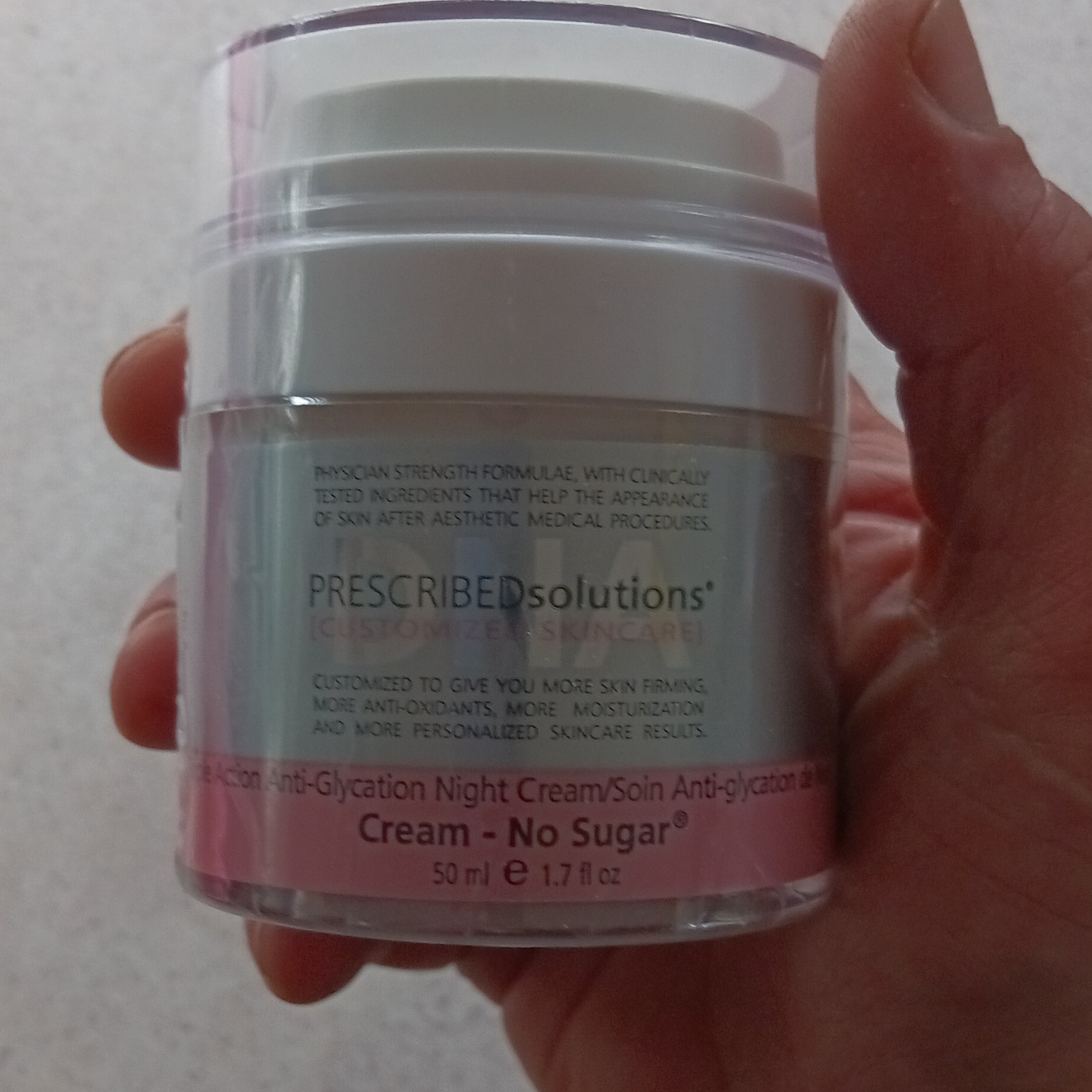 DNA PRESCRIBED Solutions Anti-Glycation Face Night Cream Moisturizer 1.7 fl oz