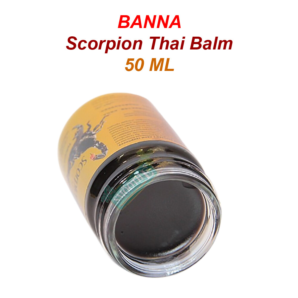 BANNA Scorpion Venom Thai Balm Herbal Massage Relieve Pain Muscle 50 ml.