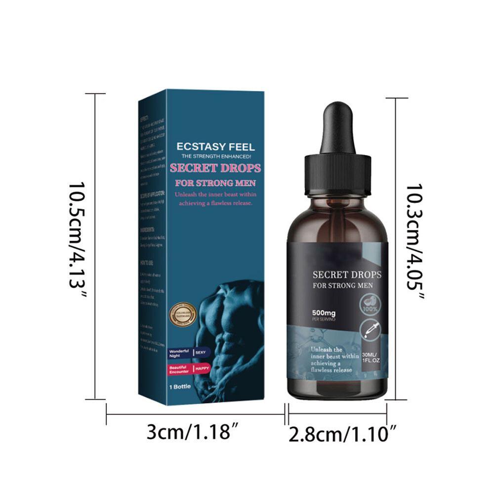 Secret Drops For Designed Strong Men, Secret Happy Drops, Enhancing Sensitivity