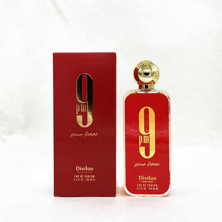 9PM EDP Fragrance Perfume Spray 3.4Oz/100ml, Editioned Long Lasting Unisex (Red)