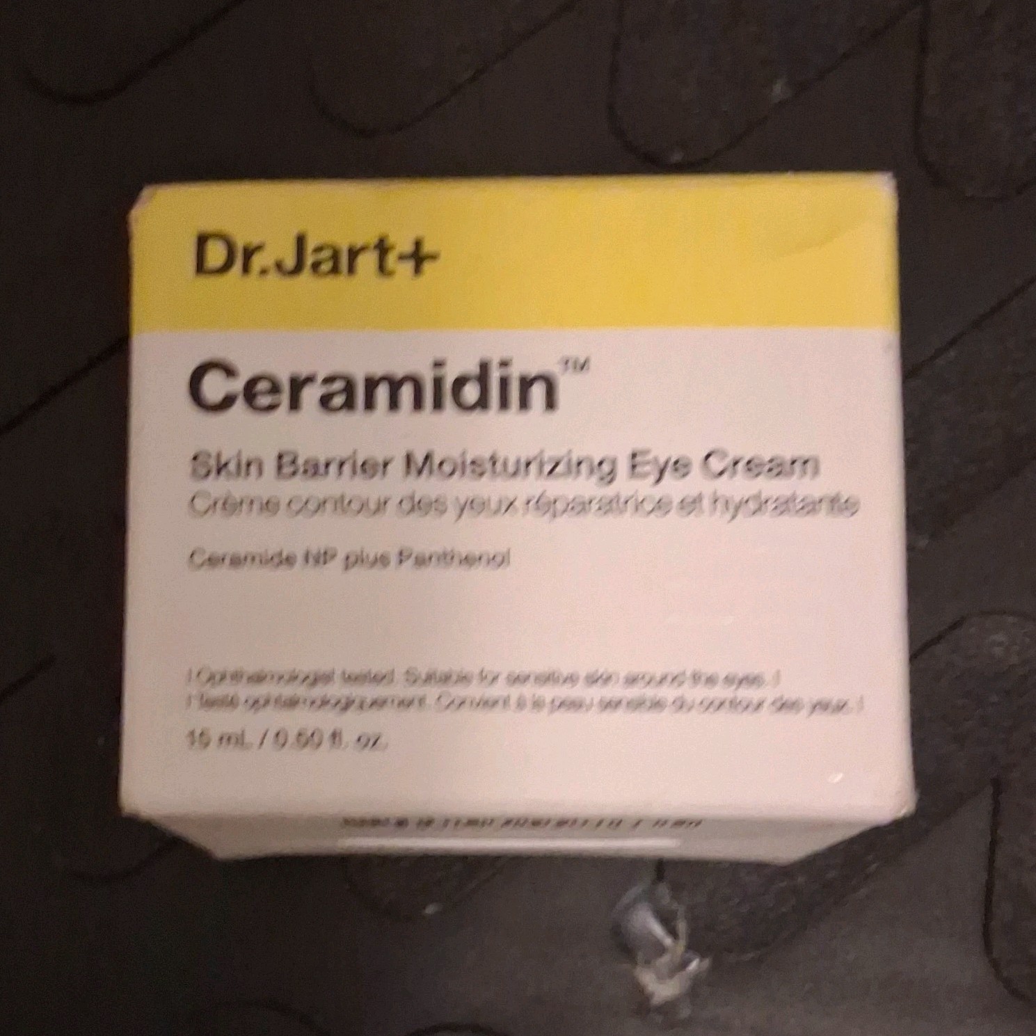 Dr. Jart+ Ceramidin Moisturizing Eye Cream Ceramide NP 15mL Travel Size