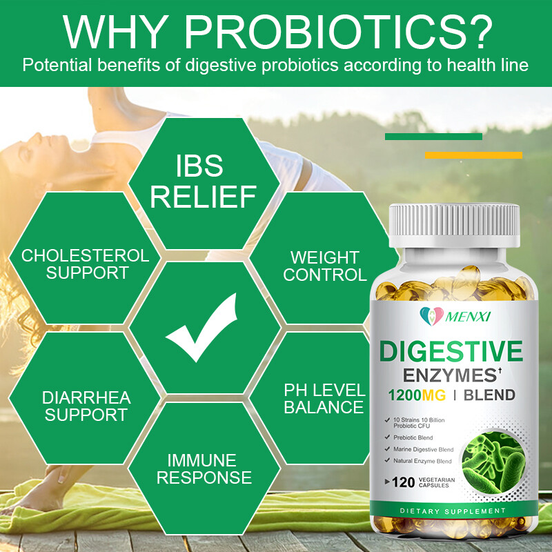 Digestive Enzymes with Papain & Bromelain Gas, Constipation Bloating Relief