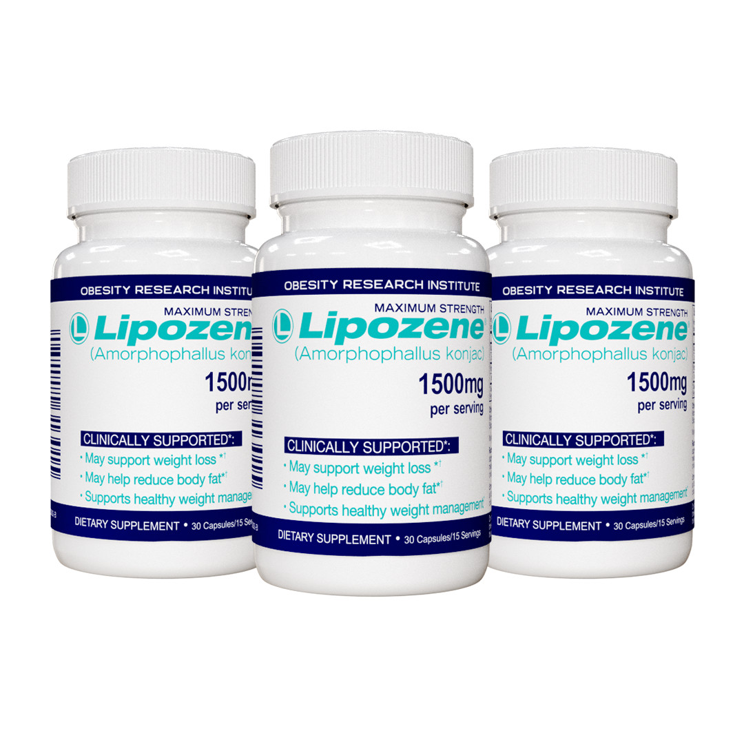 Lipozene® 1500mg 3 Pack 30 Capsules Each Official Store Weight Mgmt
